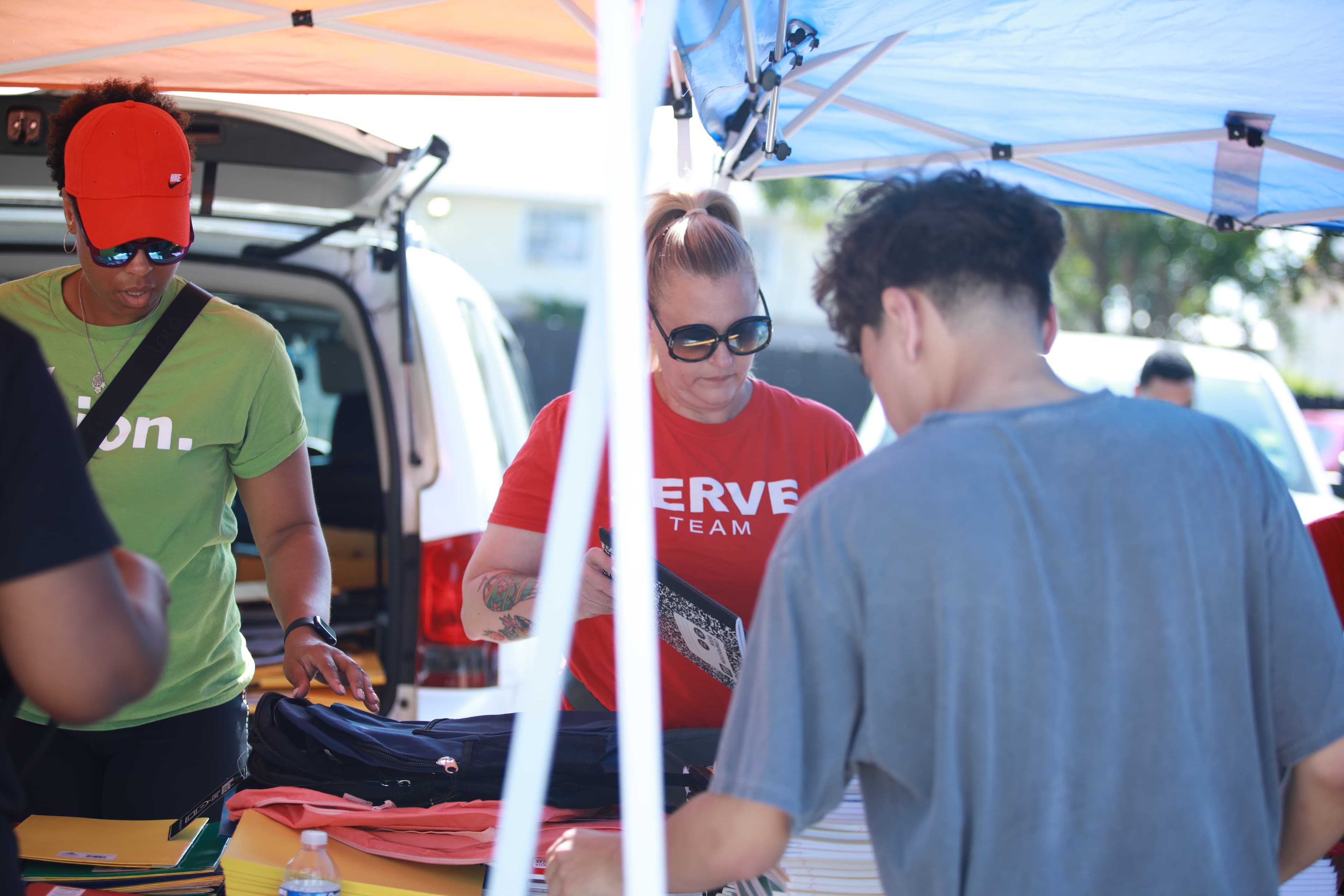 Union Cares community volunteers